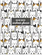 2018-2019 Academic Planner: Illustrated Cats Aug 2018 - July 2019 Weekly View to Do Lists, Goal-Setting, Class Schedules + More cover