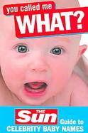 You Called Me What? The Sun Guide to Celebrity Baby Names cover
