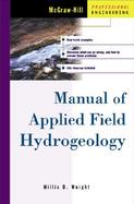 Manual of Applied Field Hydrogeology cover
