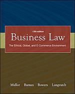 Business Law The Ethical, Global, And E-commerce Environment cover