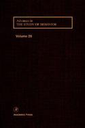 Advances in the Study of Behavior (volume29) cover