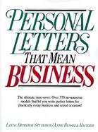 Personal Letters That Mean Business cover