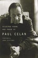 Selected Poems and Prose of Paul Celan cover
