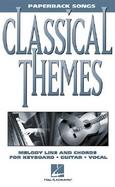 Classical Themes Melody Line and Chords for Keyboard, Guitar, Vocal cover
