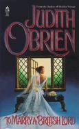 To Marry a British Lord cover