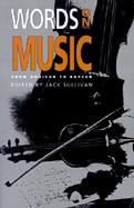 Words on Music From Addison to Barzun cover