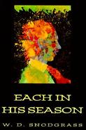 Each in His Season Poems cover