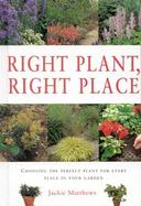 Right Plant, Right Place cover
