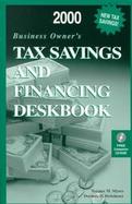 Business Owner's Tax Savings and Financing Deskbook with CDROM cover