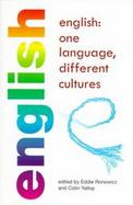 English One Language, Different Cultures cover