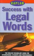 Success With Legal Words cover
