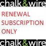 Chalk & Wire 3-Year RENEWAL with ePortfolio cover