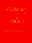 Dictionary of Politics Selected American and Foreign Political and Legal Terms cover